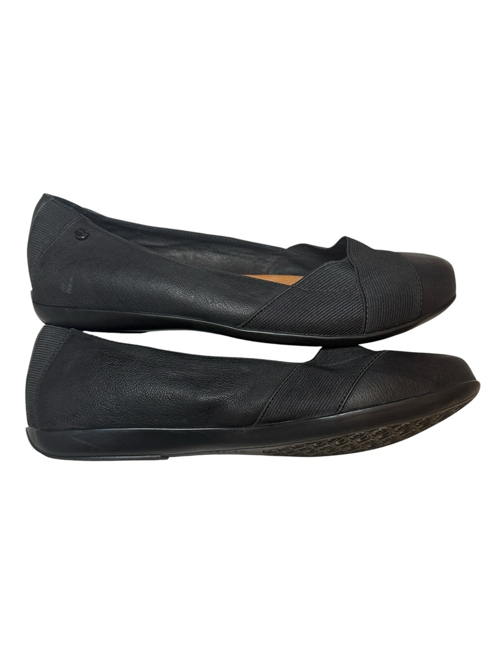 Nurture by Lamaze Women’s Black Leather Slip On Ballet Flats Size 8 EUC - Picture 6 of 7